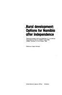 Tapa de Rural development, options for Namibia after independence