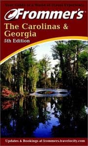 Tapa de Frommer's the Carolinas & Georgia