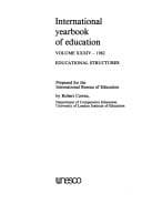 Tapa de International Yearbook of Education