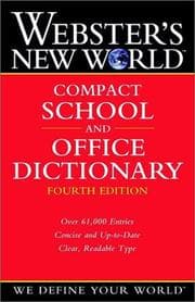 Tapa de Webster's New World compact school and office dictionary