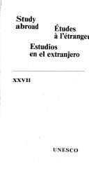 Tapa de Study Abroad, 1992-1994 (AVA June 1991)