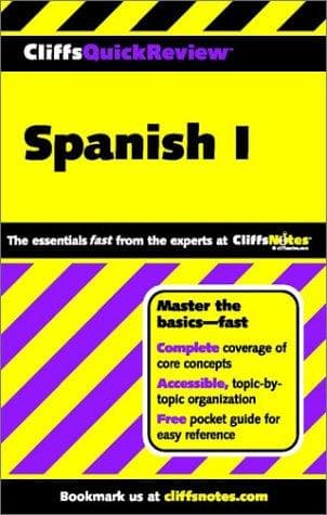 Tapa de Spanish I (Cliffs Quick Review)