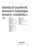 Tapa de Statistical yearbook 1985