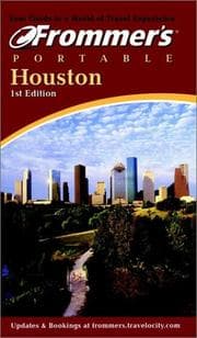 Tapa de Frommer's Portable Houston