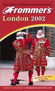 Tapa de Frommer's 2002 London (Frommer's London, 2002)