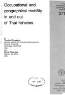 Tapa de Occupational and Geographical Mobility in and Out of Thai Fisheries