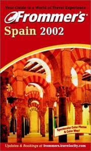 Tapa de Frommer's Spain 2002