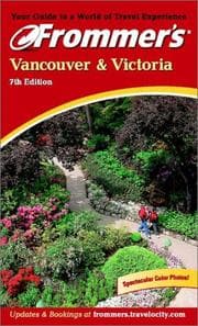 Tapa de Frommer's Vancouver & Victoria (Frommer's Vancouver and Victoria, 7th ed)