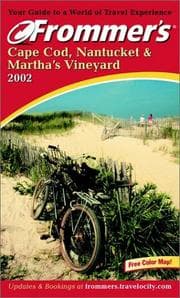 Tapa de Frommer's® Cape Cod, Nantucket and Martha's Vineyard 2002