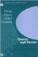 Tapa de Energy Policies of Greece 1998 Review (Energy Policies of Iea Countries)