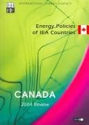 Tapa de Energy Policies Of IEA Countries Canada 2004 Review (Energy Policies of Iea Countries)