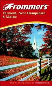 Tapa de Frommer's Vermont, New Hampshire and Maine