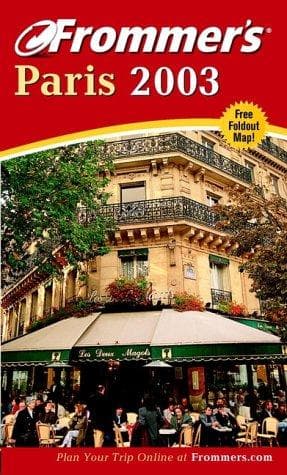 Tapa de Frommer's Paris 2003