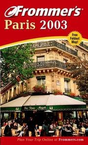 Tapa de Frommer's Paris 2003