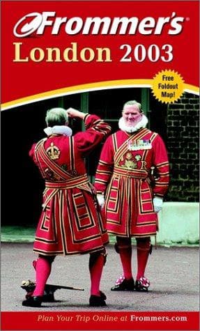 Tapa de Frommer's London 2003