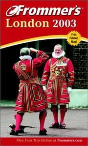 Tapa de Frommer's London 2003