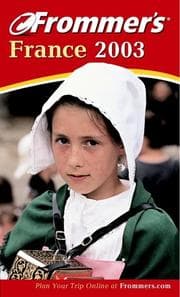 Tapa de Frommer's France 2003