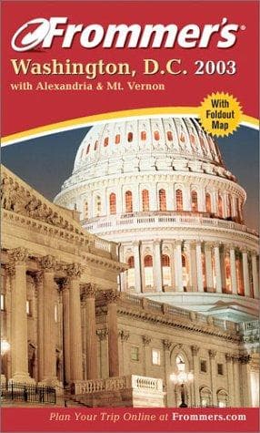 Tapa de Frommer's Washington D.C. 2003
