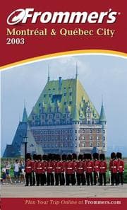 Tapa de Frommer's Montreal and Quebec City 2003