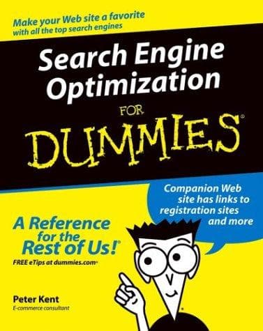 Tapa de Search engine optimization for dummies
