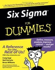 Tapa de Six sigma for dummies