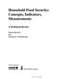 Tapa de Household food security: Concepts, indicators, measurements