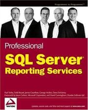 Tapa de Professional SQL Server reporting services