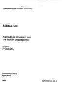 Tapa de Agricultural Research and the Italian Mezzogiorno