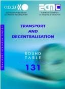 Tapa de Transport and decentralisation