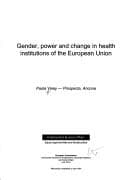 Tapa de Gender, power and change in health institutions of the European Union