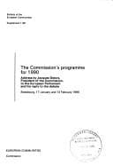 Tapa de The Commission's Programme for 1990
