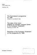 Tapa de The Commission's programme for 1998, (COM(97) 517 final and SEC(97) 1852 final)