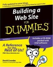 Tapa de Building a Web site for dummies