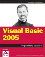 Tapa de Visual Basic 2005 programmer's reference