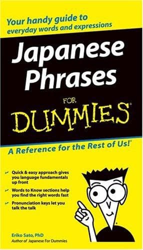 Tapa de Japanese Phrases For Dummies