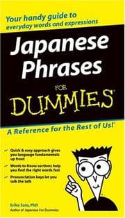 Tapa de Japanese Phrases For Dummies