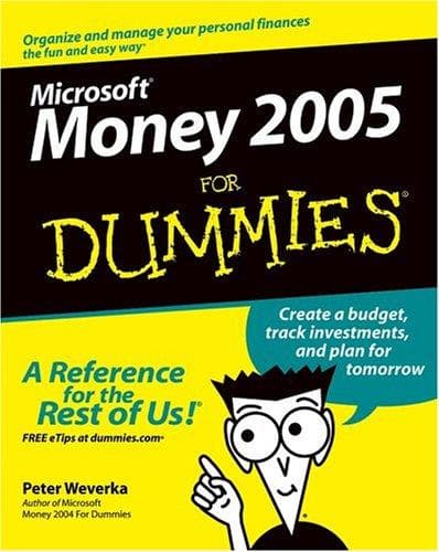Tapa de Microsoft Money 2005 for dummies