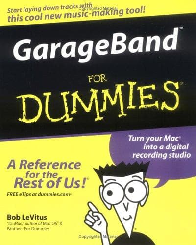 Tapa de GarageBand For Dummies