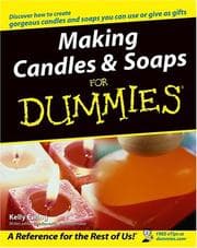 Tapa de Making candles & soaps for dummies