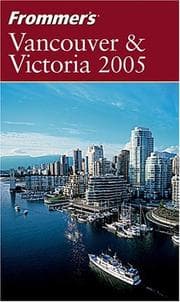 Tapa de Frommer's Vancouver & Victoria 2005