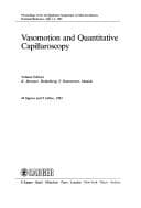 Tapa de Vasomotion and Quantitative Capillaroscopy (Progress in Applied Microcirculation Mikrozirkulation in Forschung Und Klinik Vol 3)