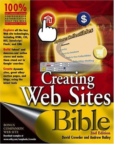 Tapa de Creating Web sites bible