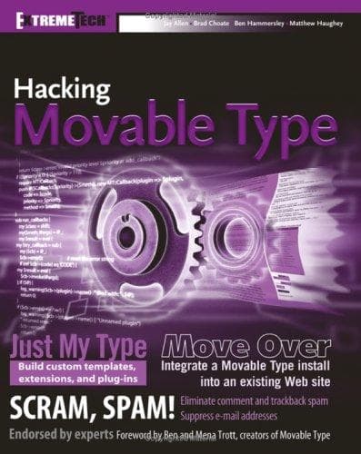 Tapa de Hacking Movable Type / Jay Allen ... [et al.].
