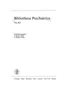 Tapa de Adoleszentenspychosen (Bibliotheca Psychiatrica)