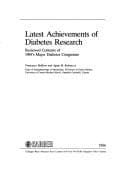 Tapa de Latest achievements of diabetes research