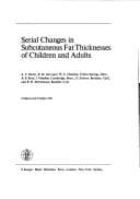 Tapa de Serial changes in subcutaneous fat thicknesses of children and adults