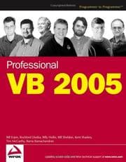 Tapa de Professional VB 2005 (Programmer to Programmer)