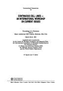 Tapa de Continuous cell lines