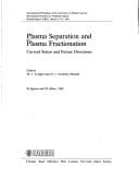 Tapa de Plasma separation and plasma fractionation