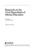 Tapa de Research on the Viral Hypothesis of Mental Disorders (Advances in Biological Psychiatry)